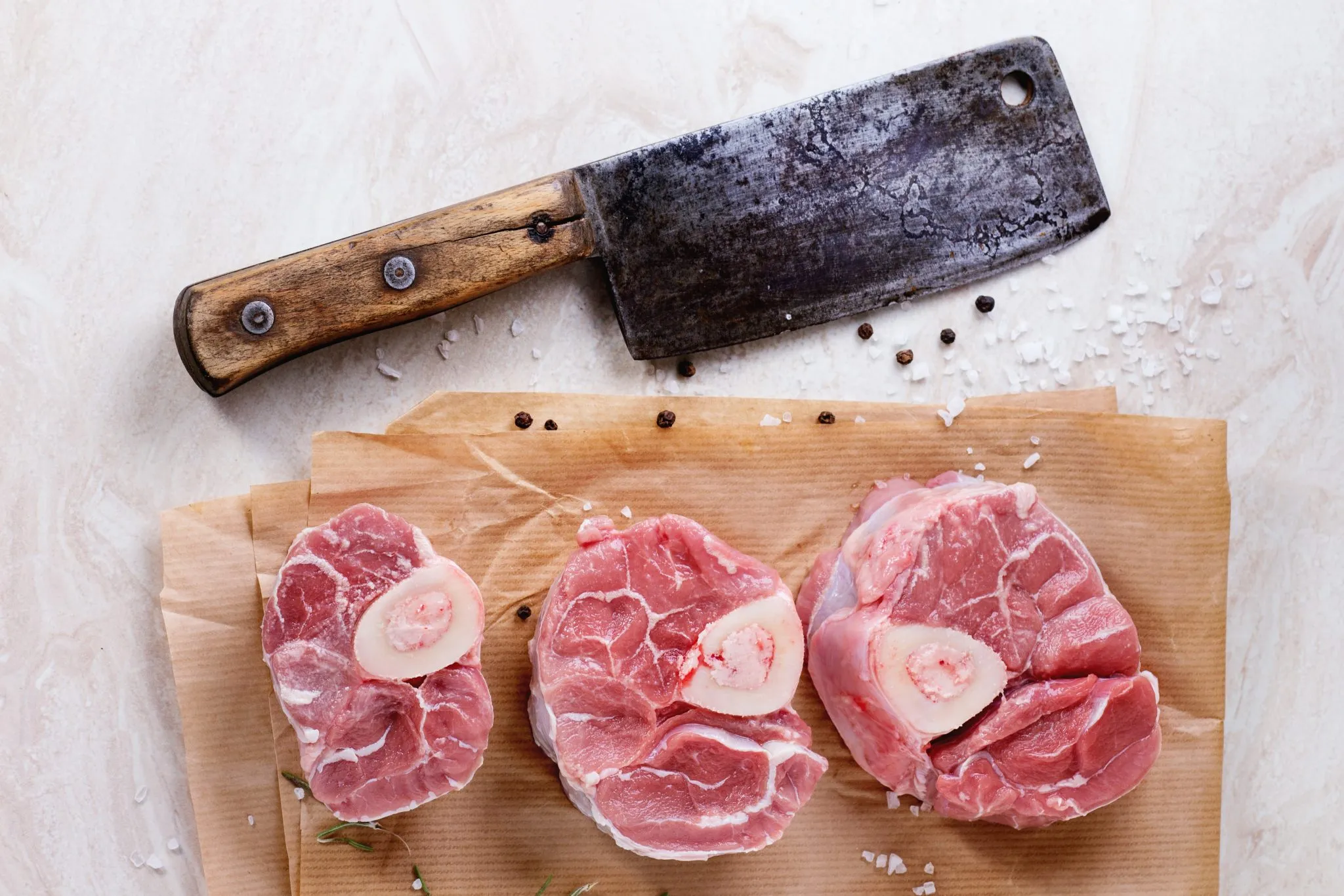 Fresh cuts off meat