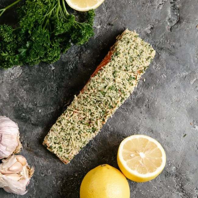 Almond Crusted Salmon Fillet