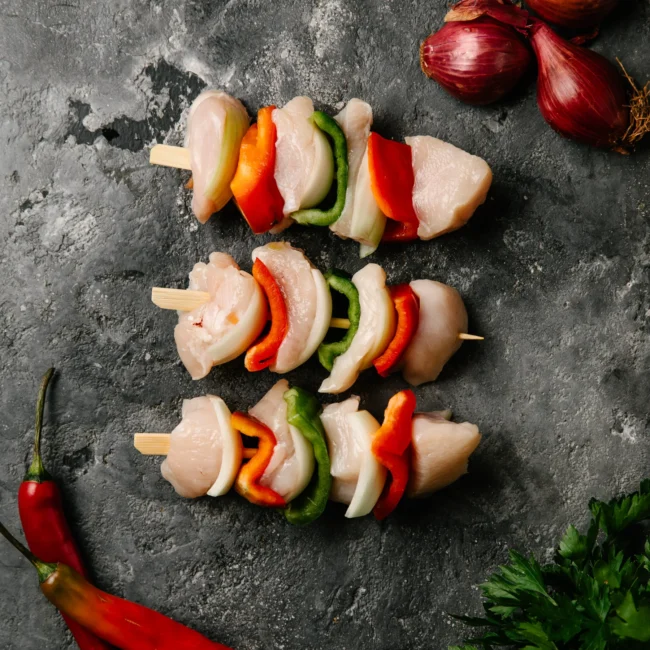 Free Range Chicken Kebabs