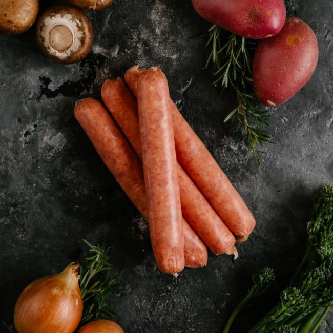 Free Range BBQ Beef Sausages