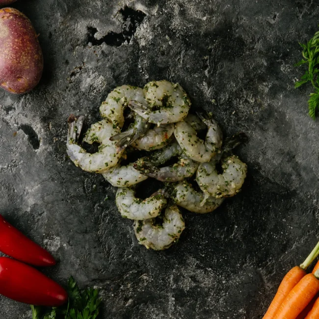 Fresh Garlic Prawns
