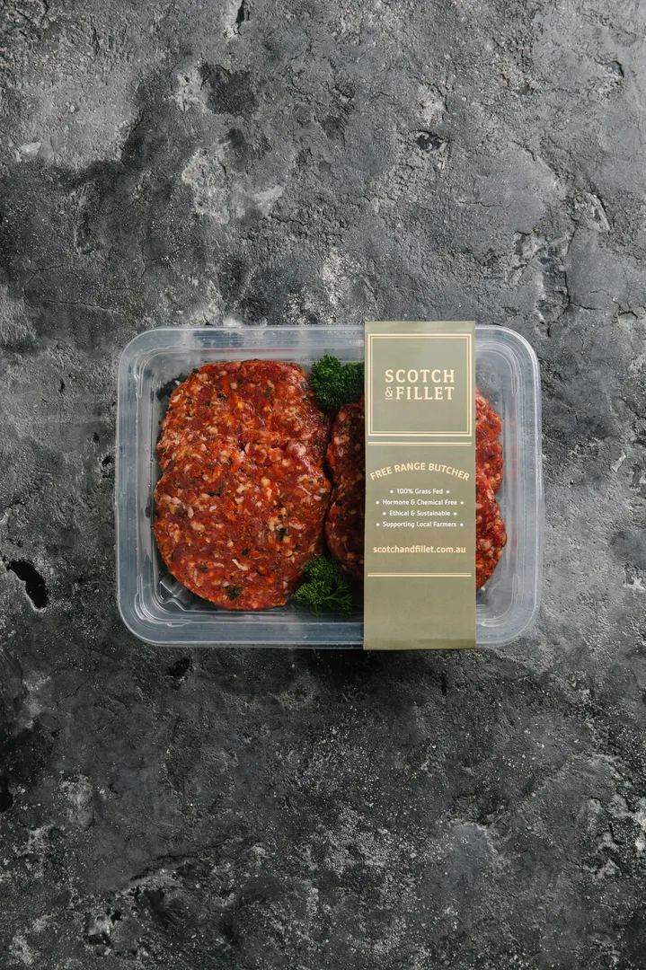 Scotch & Fillet free-range beef patties